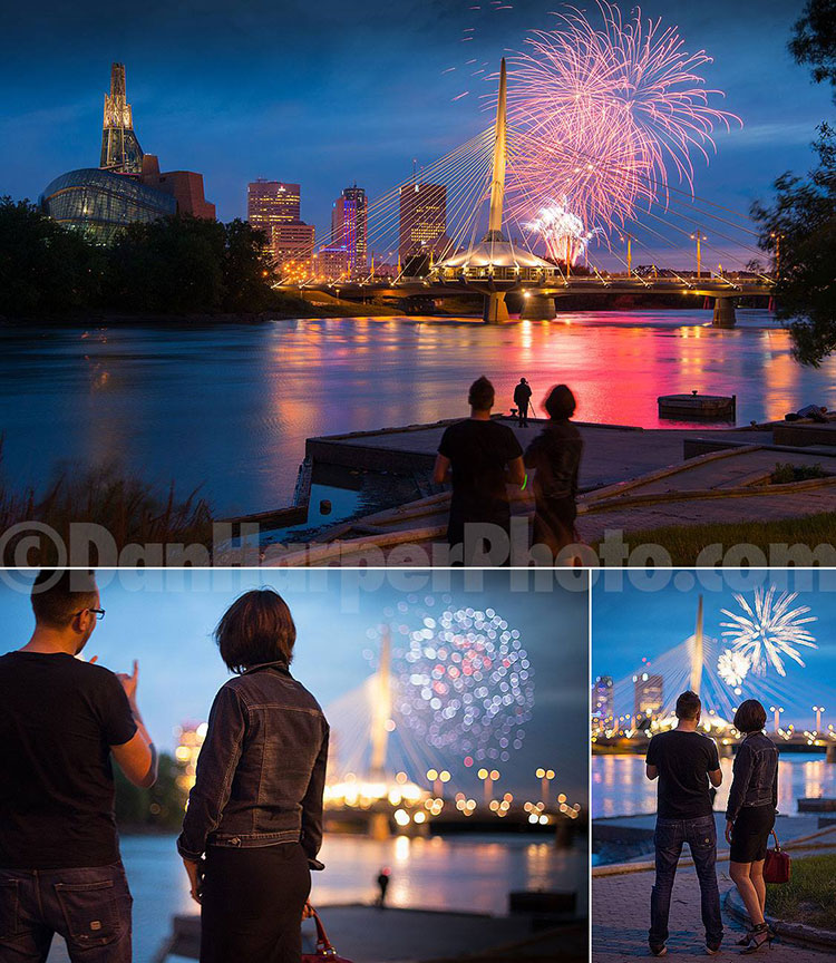 Winnipeg stock photography: Fireworks